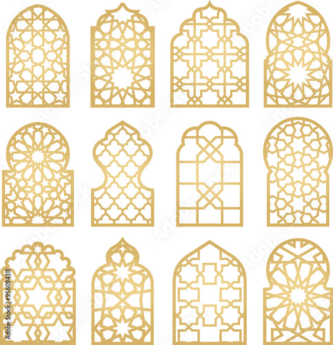 Arabic doors and windows png transparent silhouette
