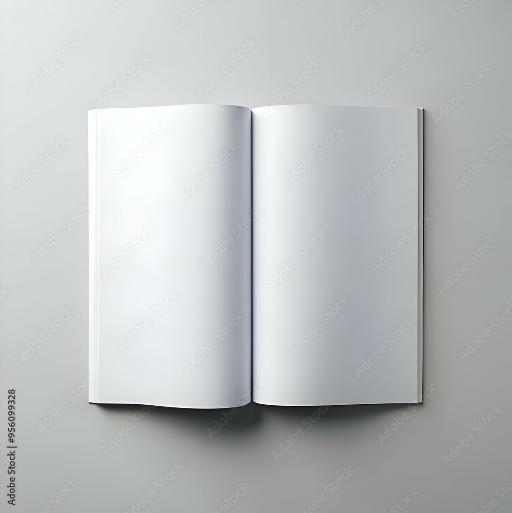 Blank open book mockup. isolated on a white background. Blank open book mockup. isolated on a white background.