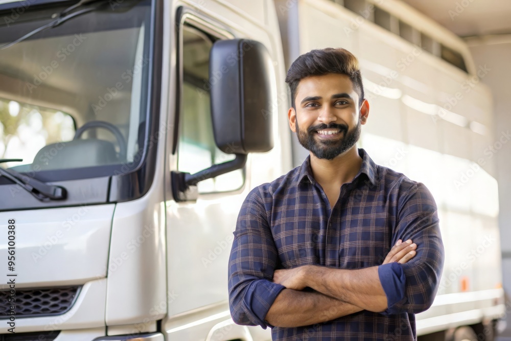 Indian Truck Driver with a Confident Smile
Indian Truck Driver with a Confident Smile