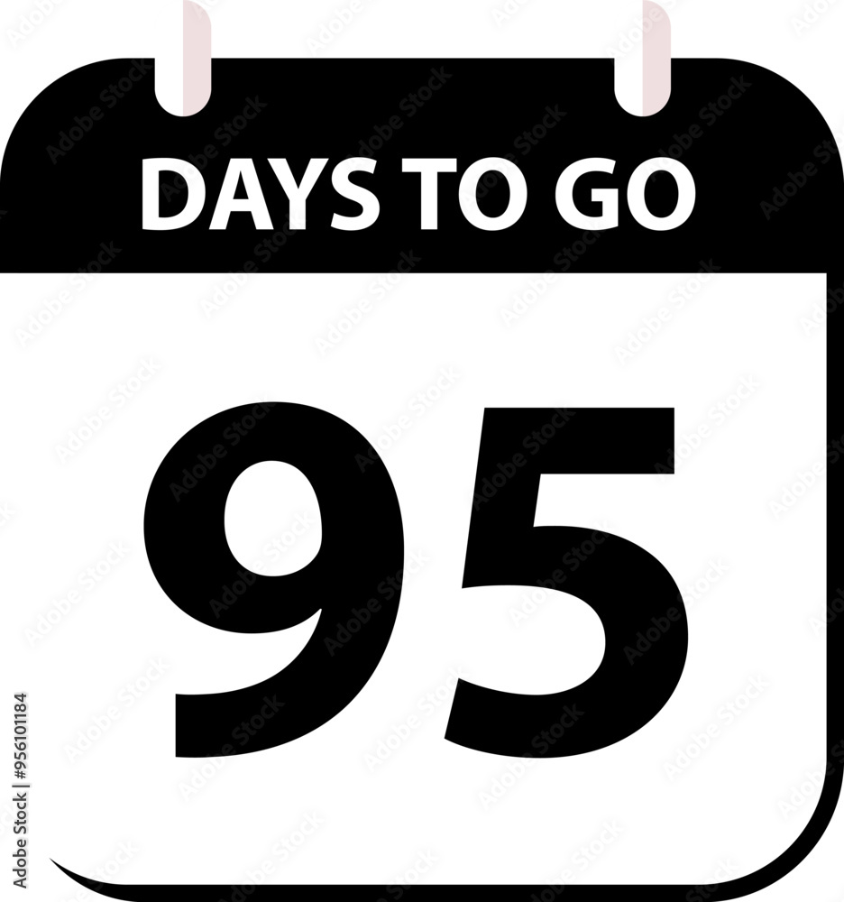 Countdown days left banner. Count time sale. Days to go. Countdown scoreboard timer. Vector illustration. Countdown days left banner. Count time sale. Days to go. Countdown scoreboard timer. Vector illustration.