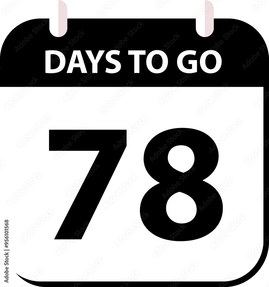 Countdown days left banner. Count time sale. Days to go. Countdown scoreboard timer. Vector illustration. Countdown days left banner. Count time sale. Days to go. Countdown scoreboard timer. Vector illustration.