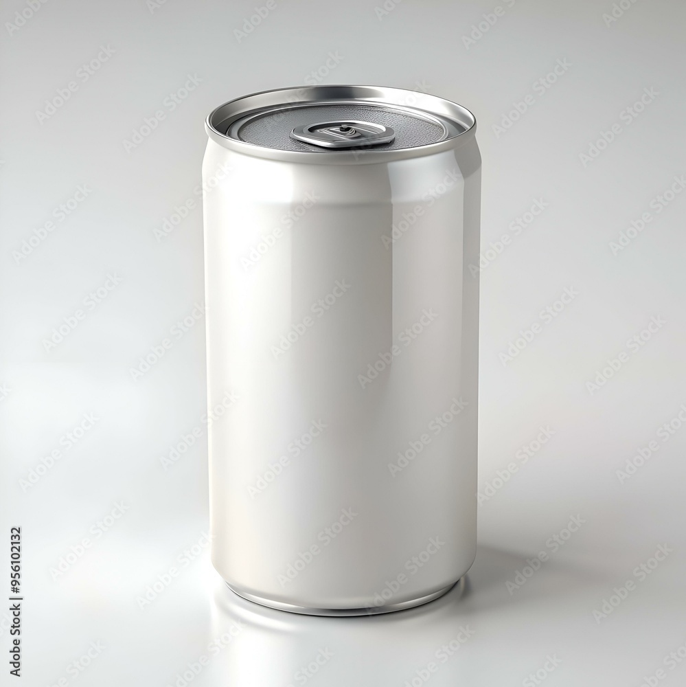 A clean and simple white aluminum can. perfect for mockups and branding projects. A clean and simple white aluminum can. perfect for mockups and branding projects.