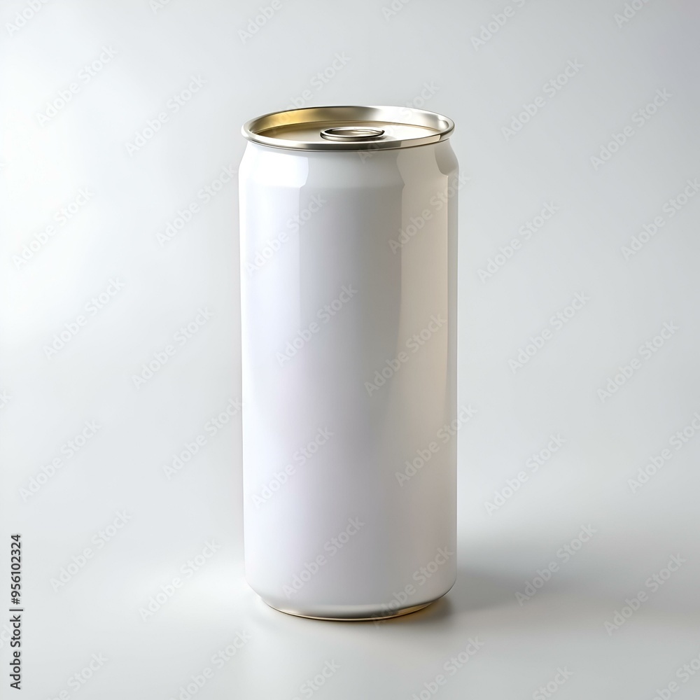 Blank white aluminum can mockup. perfect for showcasing your beverage design. Blank white aluminum can mockup. perfect for showcasing your beverage design.