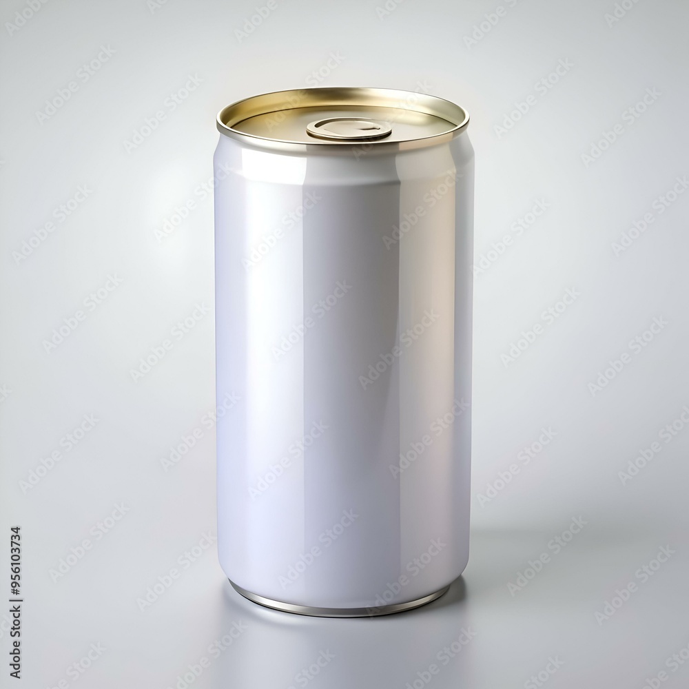 A clean. isolated mockup of a blank aluminum can with a gold top. perfect for branding and product design. A clean. isolated mockup of a blank aluminum can with a gold top. perfect for branding and product design.