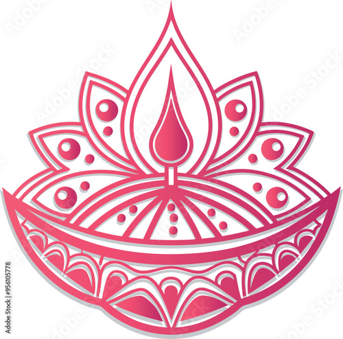 Decoration Purple Line Drawing Happy Diwali Diya Lamp Flame Clipart Light and Victory Free PNG Royalty Free Images