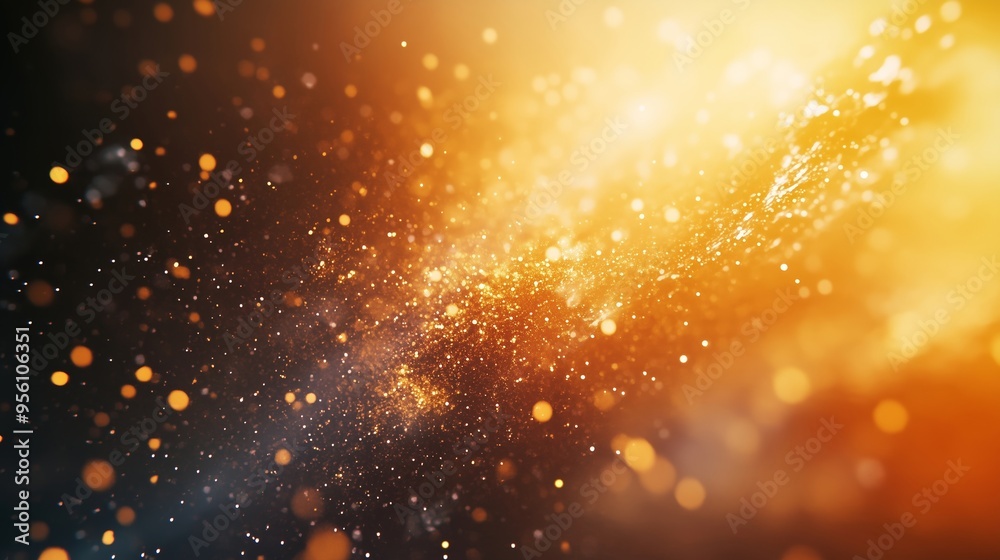 A Stunning Display of Ethereal Light and Particle Effects A Stunning Display of Ethereal Light and Particle Effects