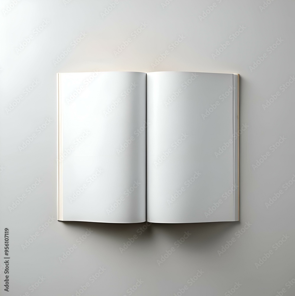 A clean and crisp mockup of an open book with blank pages. ready for your design. A clean and crisp mockup of an open book with blank pages. ready for your design.