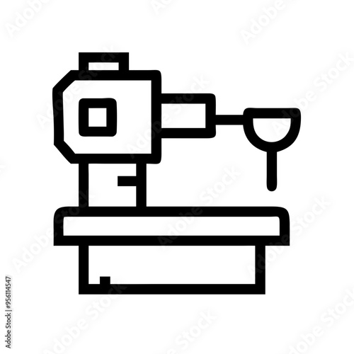 metalworking machinery icon