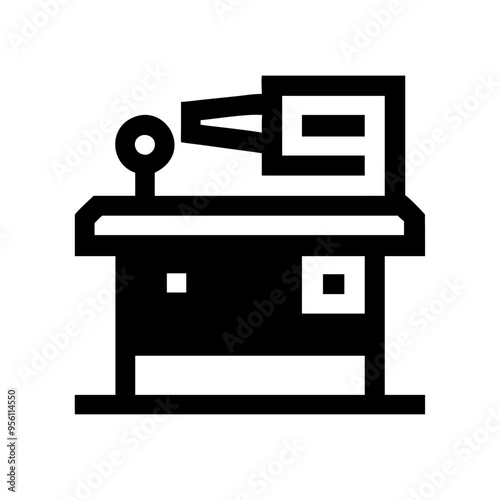 metalworking machinery icon