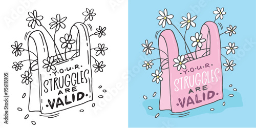 Funny trendy printable hand drawn doodle lettering quote . Lettering for t-shirt design, mug print, bag print, clothes fashion. 100% hand drawn vector image.