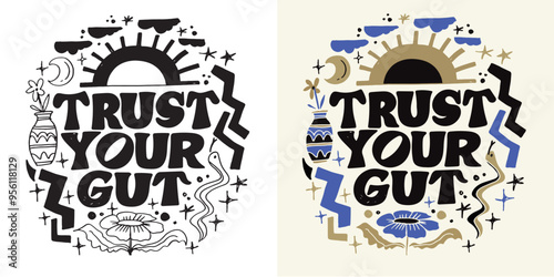 Funny trendy printable hand drawn doodle lettering quote . Lettering for t-shirt design, mug print, bag print, clothes fashion. 100% hand drawn vector image.