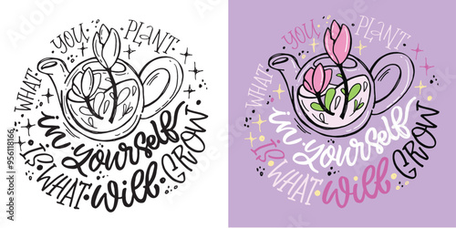 Funny trendy printable hand drawn doodle lettering quote . Lettering for t-shirt design, mug print, bag print, clothes fashion. 100% hand drawn vector image.