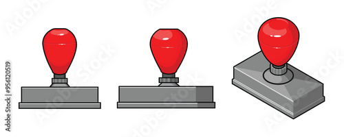Rubber Stamp Approval Ink Polymer Seal