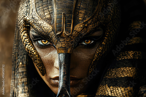 The Serpent Goddess Wadjet: A Mystical Gaze of Protection photo