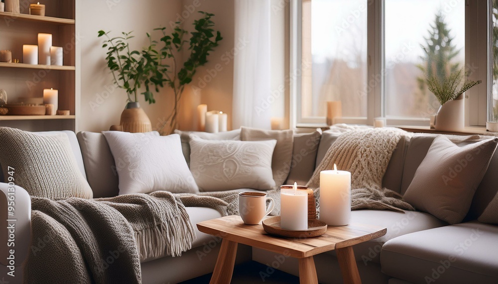Nordic Hygge Christmas
Cozy Scandinavian-style interiors with minimalistic decor, candles, knitted blankets, and warm beverages. Nordic Hygge Christmas
Cozy Scandinavian-style interiors with minimalistic decor, candles, knitted blankets, and warm beverages.