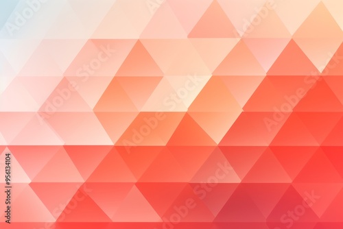 Coral concentric gradient triangles line pattern vector illustration for background, graphic, element, poster with copy space texture for display products 