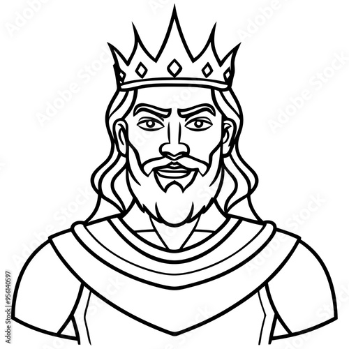 Wallpaper Mural king royal cartoon vector illustration Torontodigital.ca