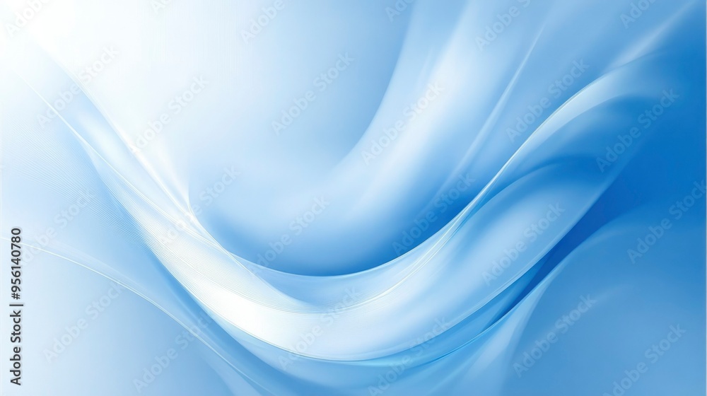 Abstract Blue and White Swirling Pattern Abstract Blue and White Swirling Pattern
