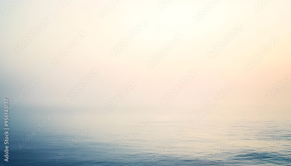Obraz premium A soft, two-tone gradient with subtle color shifts, like light grey to white, for a calming effect.