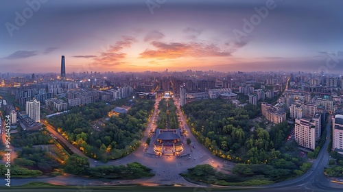 Aerial photos of Chinese scenery, natural scenery