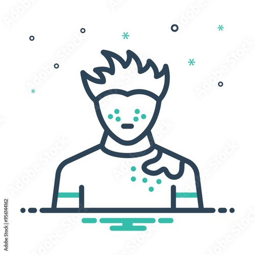 Mix icon for dermatitis