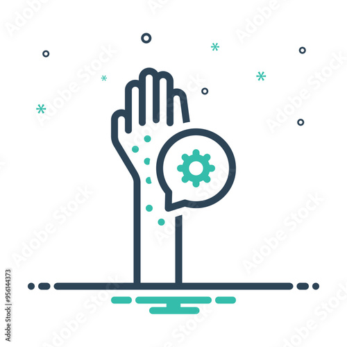 Mix icon for rash