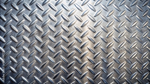 Metal checker plate texture for industrial design and construction backgrounds