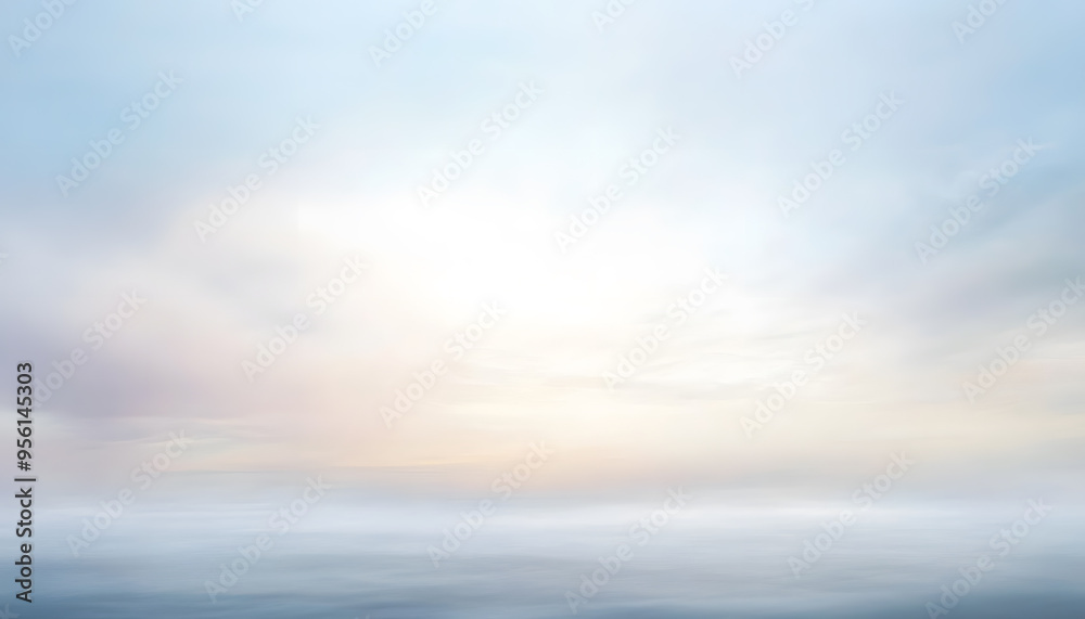 Fototapeta premium A soft, two-tone gradient with subtle color shifts, like light grey to white, for a calming effect.