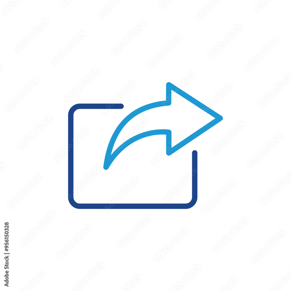 Share icon vector, Share symbol for web for web site Computer and mobile app Share icon vector, Share symbol for web for web site Computer and mobile app