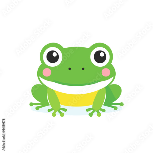 Frog Toad Cute Small Cartoon Baby Animal Character
