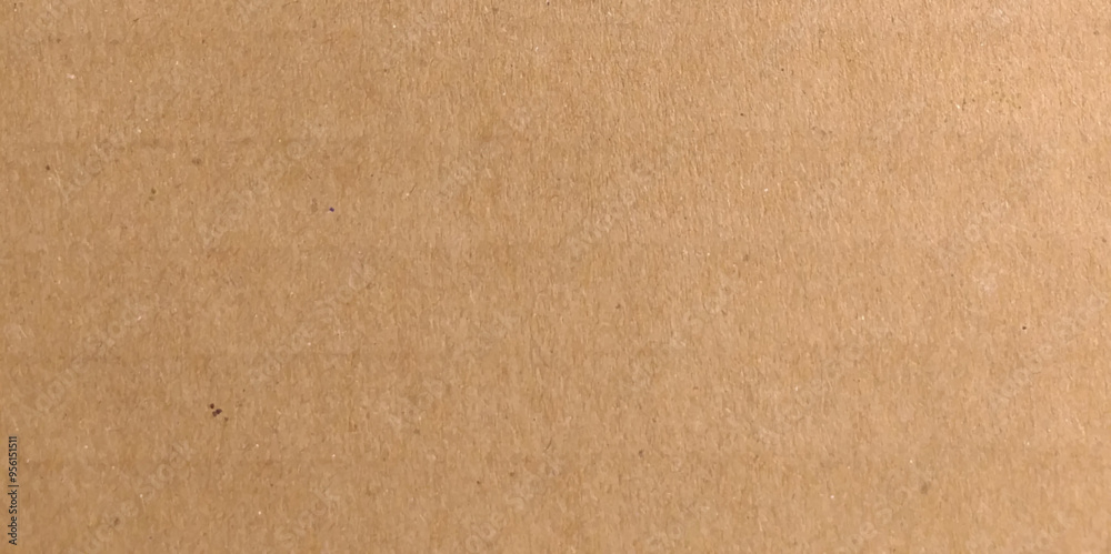 Fototapeta premium Vector cardboard realistic background. Texture of kraft paper. close up of cardboard texture background
