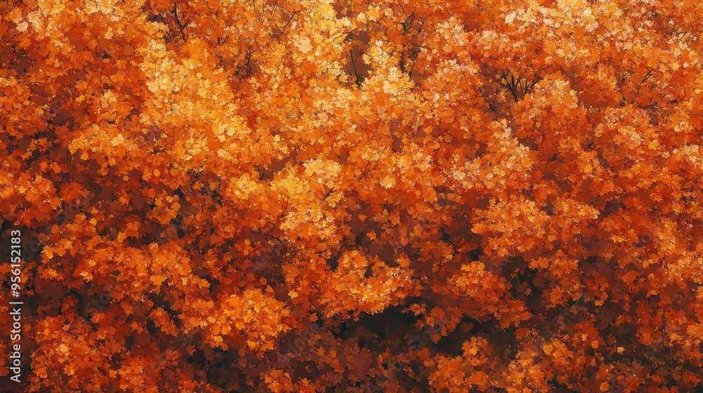 A dense layer of orange leaves on the trees, creating a textured and vibrant background for autumn scenes --ar 16:9 --v 6.1 Job ID: f3be1939-a1d6-43ad-ab02-17c9cbcd749e A dense layer of orange leaves on the trees, creating a textured and vibrant background for autumn scenes --ar 16:9 --v 6.1 Job ID: f3be1939-a1d6-43ad-ab02-17c9cbcd749e