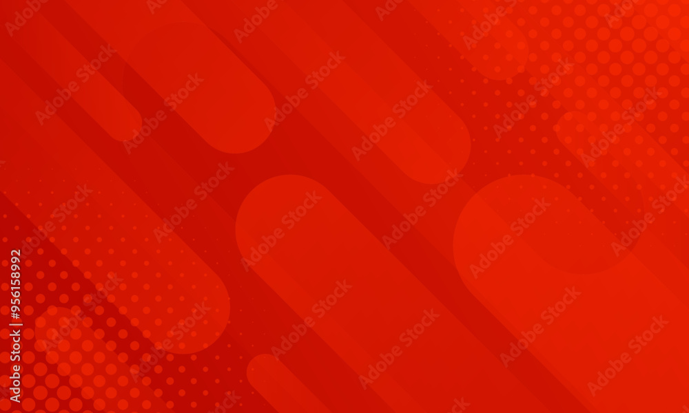 Abstract red gradient dynamic background with halftone, modern wallpapers. Suitable for templates, sale banners, events, business, ads, websites, and pages