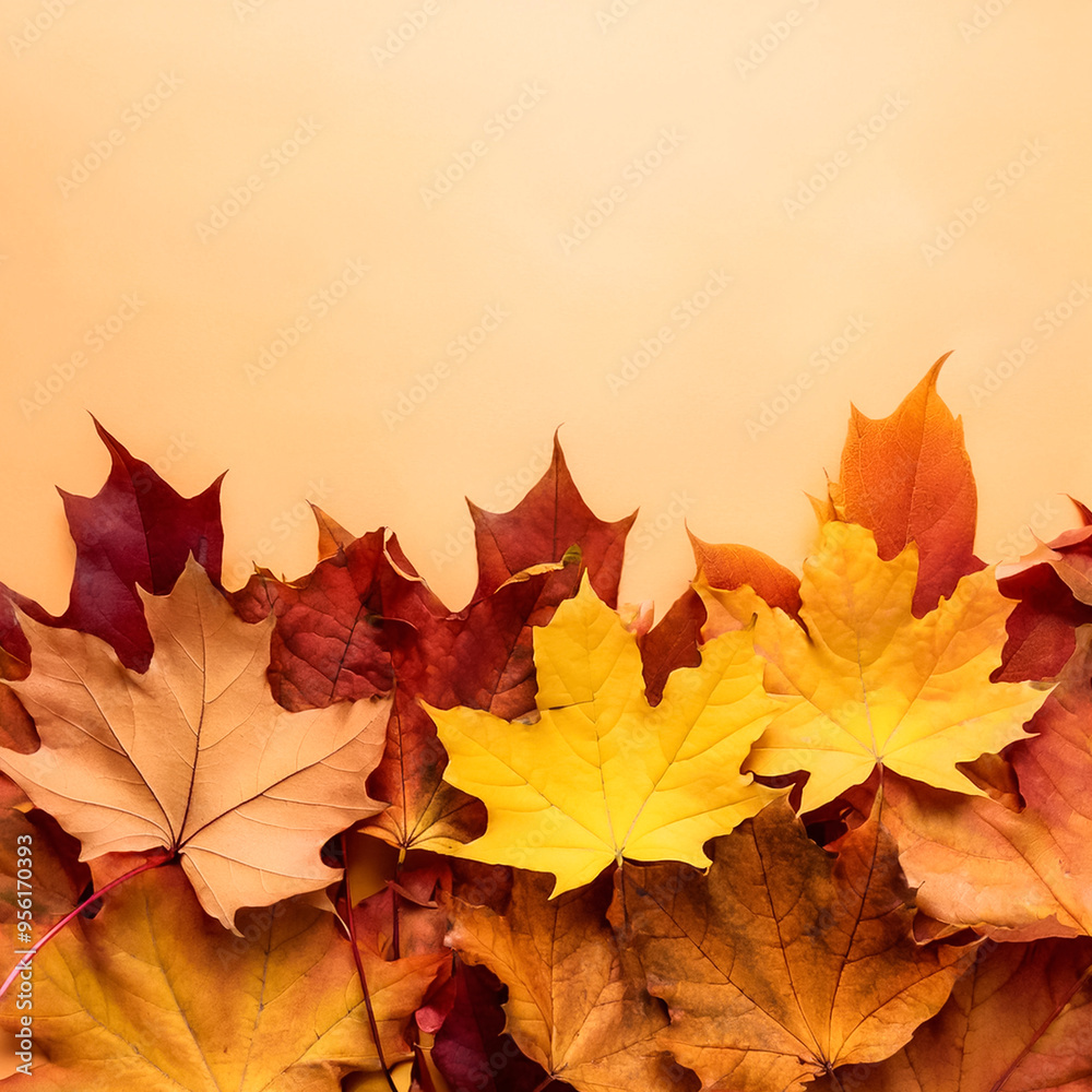 Concept background of Pile Lots of maple leaves Concept background of Pile Lots of maple leaves