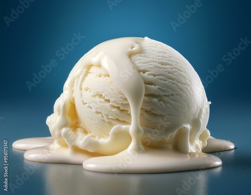 chocolate ice cream,Melting scoop of vanilla ice cream with plain background,ice, cream, cone, ice cream, dessert, food, sweet, cold, 