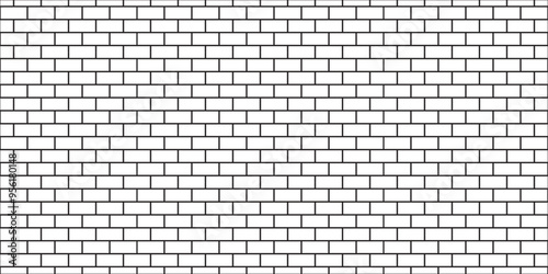Abstract brick wall texture background. white brick vector illustration  texture of the wall with masonry Bricks laid in rows background.