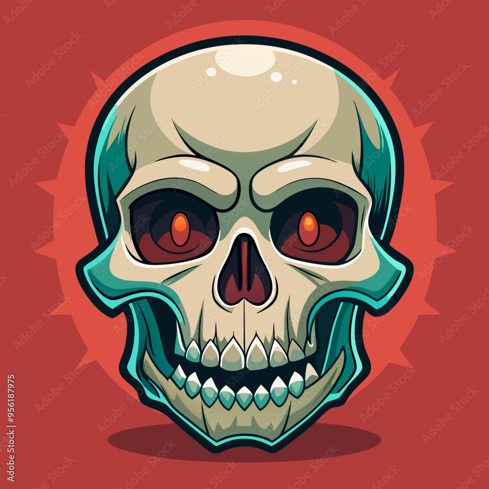 vector illustration of skull vector illustration of skull