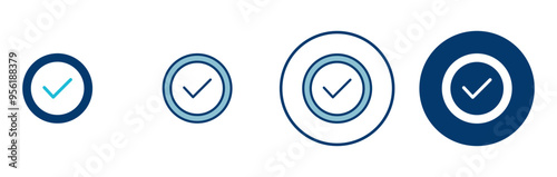 Approved icon vector isolated on white background. Certified Medal Icon vector. check mark