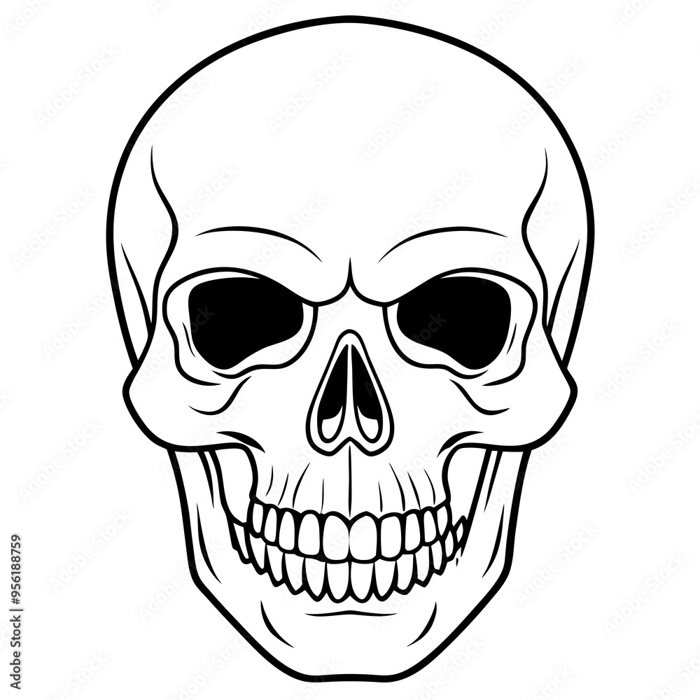 vector illustration of skull vector illustration of skull