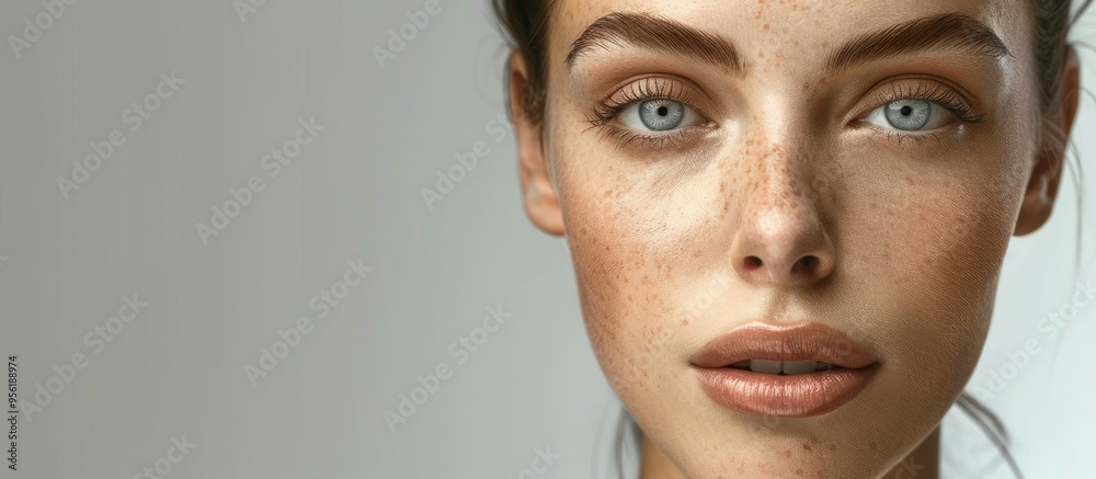 Individuals who maintain their skin with a copy space image