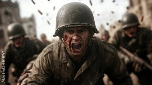 War Soldier Scream.