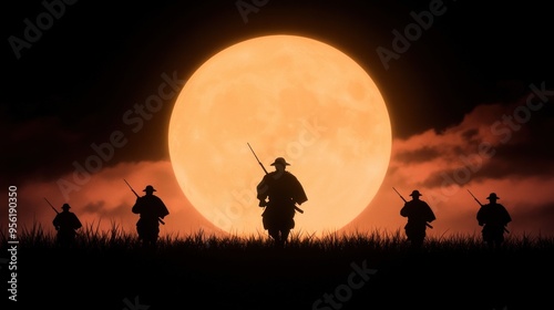 Soldiers in Moonlight.