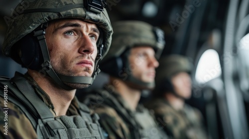 Soldier in Helmet.