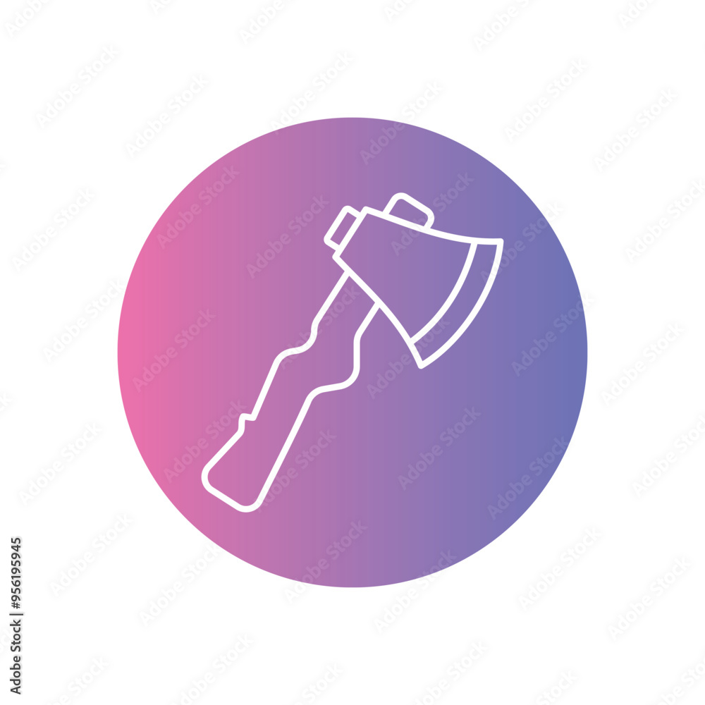 Hatchet icon vector stock illustration Hatchet icon vector stock illustration