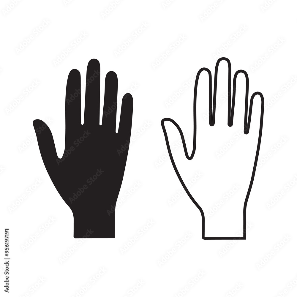 hand icon black human finger. Person cursor design. hand icon black human finger. Person cursor design.