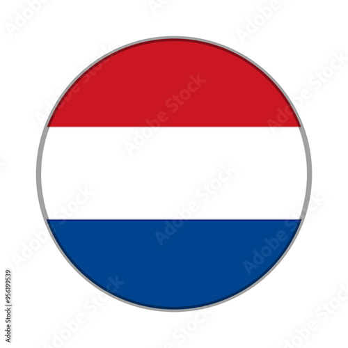 The flag of Netherlands . Flag icon. Standard color. Round flag. Computer illustration. Digital illustration. Vector illustration. Free Download The flag of Netherlands . Flag icon. Standard color. Round flag. Computer illustration. Digital illustration. Vector illustration. - GFXLoad