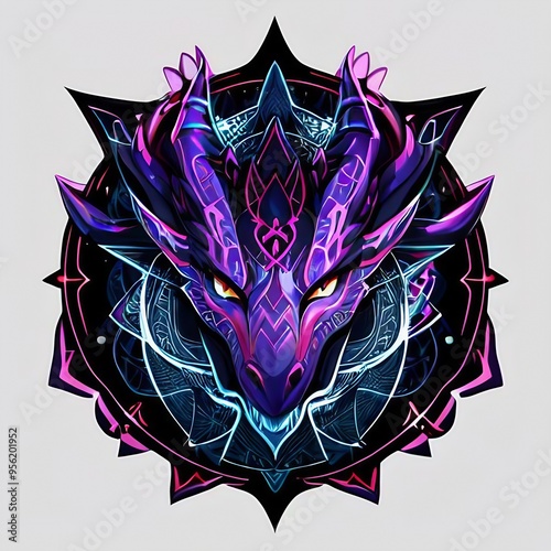 hydra dragon a purple dragon with purple and pink colors on it
