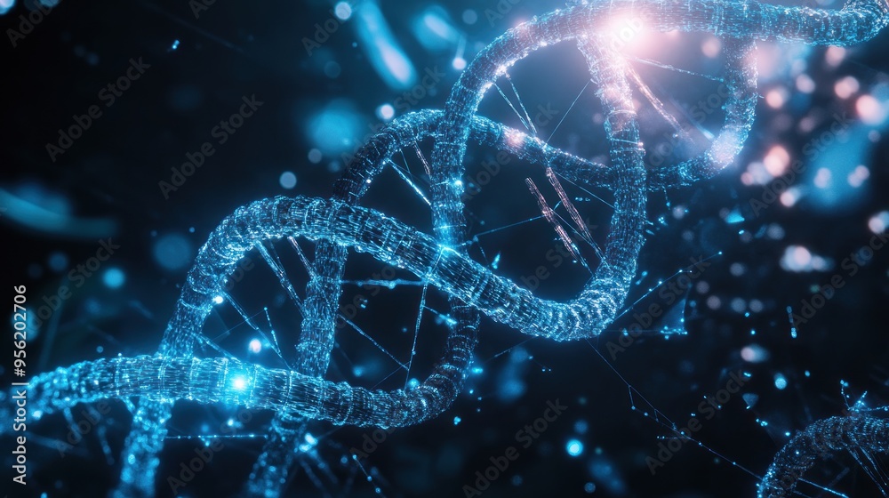 DNA Structure - Digital Art DNA Structure - Digital Art