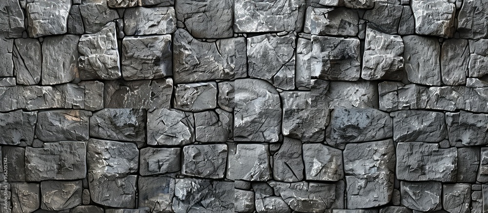 Texture of a gray stone wall suitable for tiles on walls and floors with copy space image Texture of a gray stone wall suitable for tiles on walls and floors with copy space image