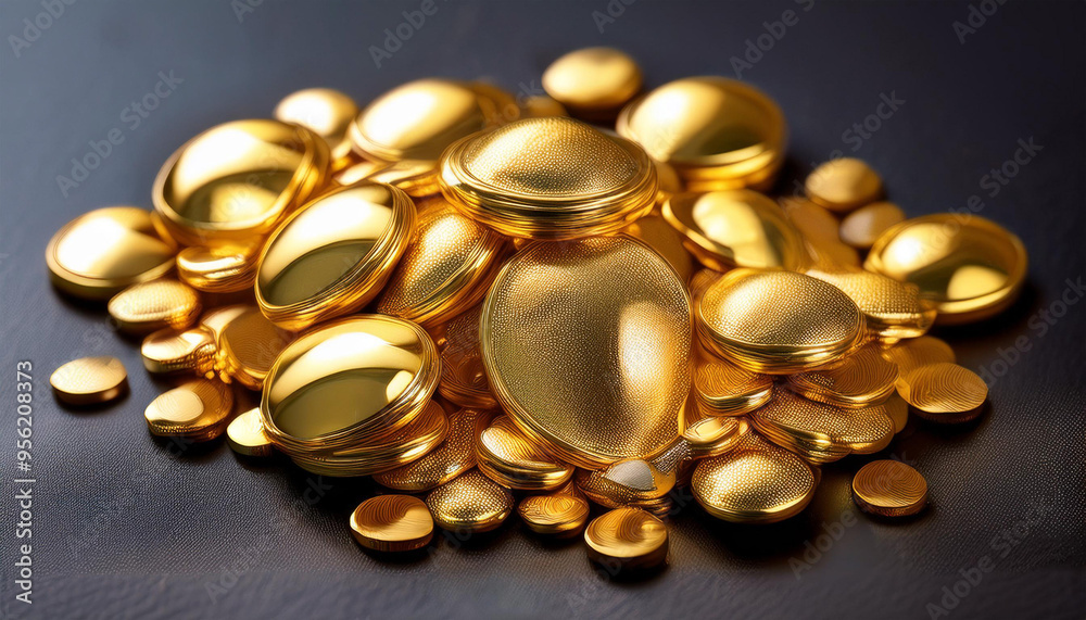 Gold Items and Textures, Highlighting Luxury and Value Gold Items and Textures, Highlighting Luxury and Value